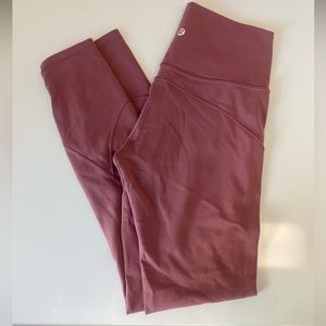 7/8th lulu pants pink size 2